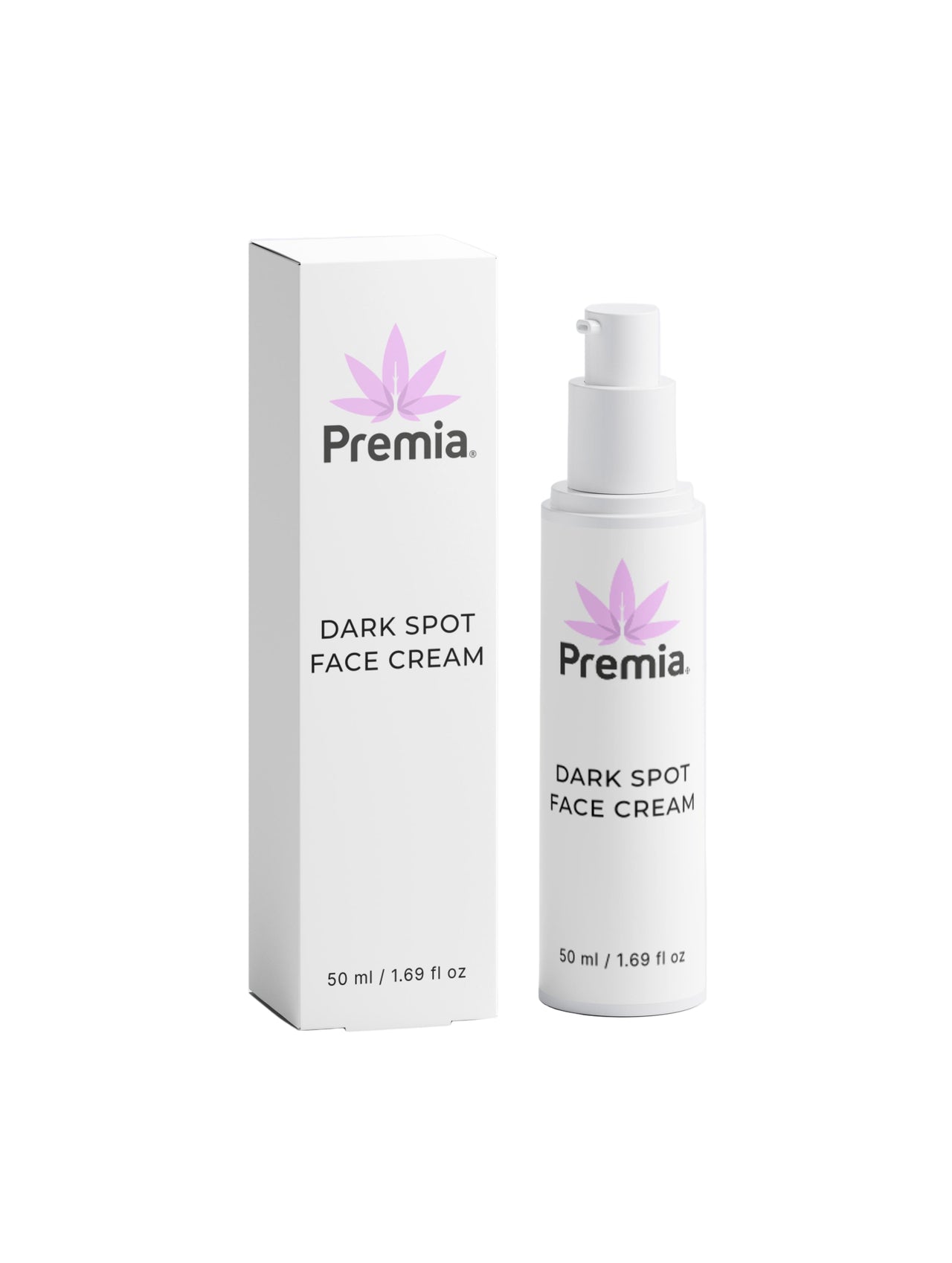 Premia Dark Spot Face Cream packaging on a white background