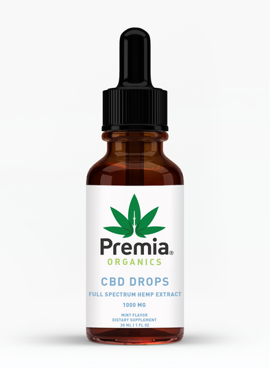 Organic CBD Oil - 1000 mg - Premia Naturals